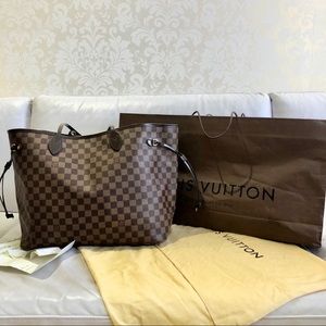 AUTHENTIC Louis Vuitton Neverfull GM Damier Large